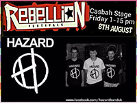 Hazard - Rebellion Festival, Blackpool 8.8.14